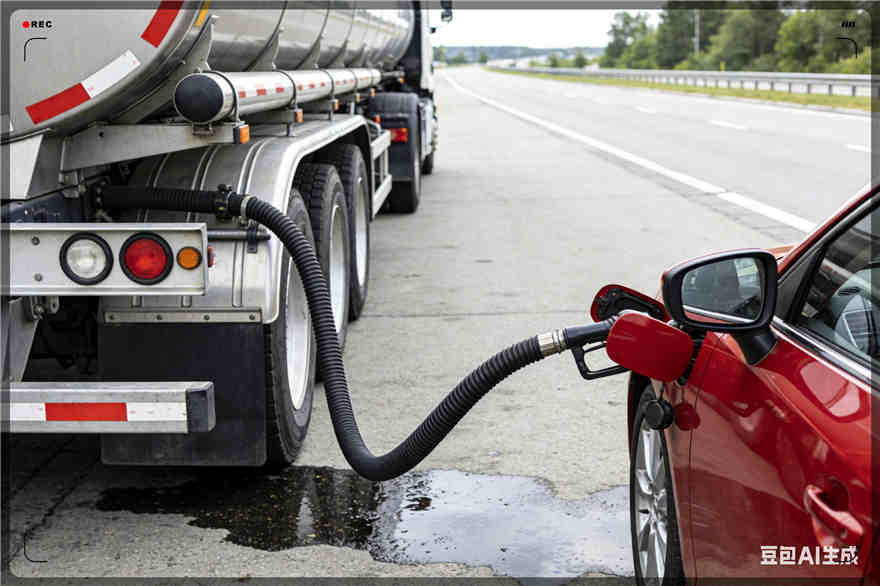 下花园区汽车救援送水案例